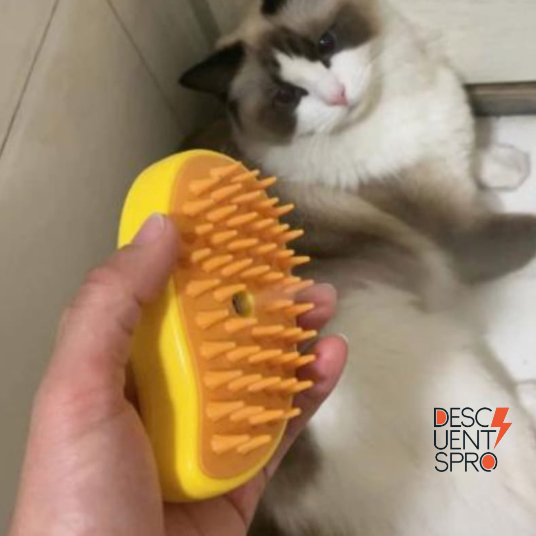 CEPILLO A VAPOR PARA MASCOTAS 3 EN 1