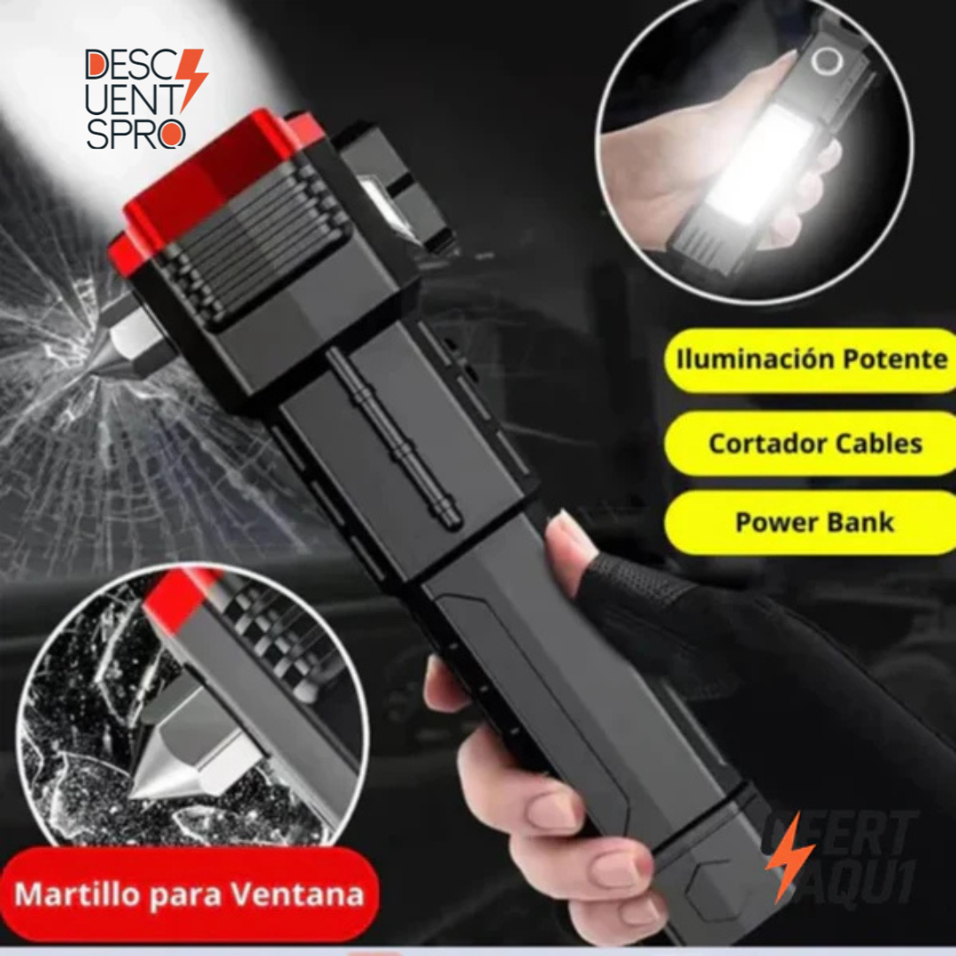 Linterna Indestructible 5en1 | ULTRA POTENTE
